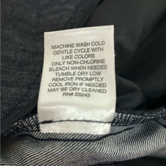 7th Avenue New York & Company Dark Grey Straight Leg Speckled Dress Pants - Picture 5 of 9